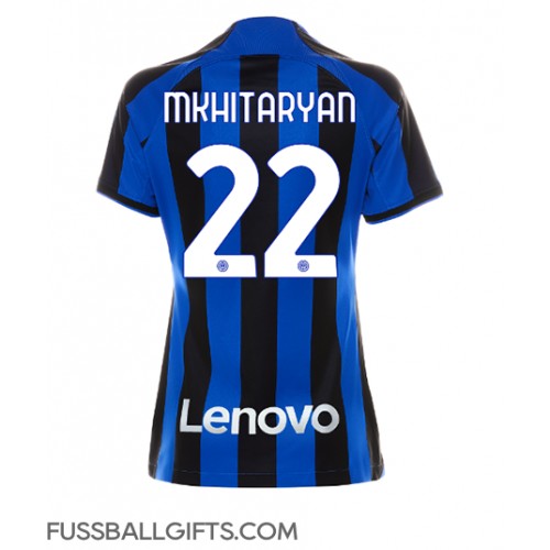 Inter Milan Henrikh Mkhitaryan #22 Fußballbekleidung Heimtrikot Damen 2022-23 Kurzarm